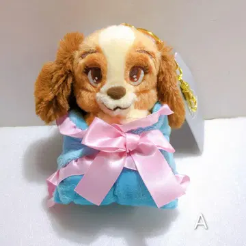 디즈니 스토어 아기 강아지 이야기 레이디 봉제 인형 키체인 멜로우 허그