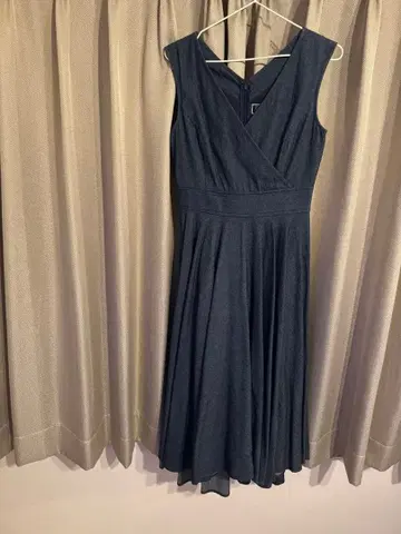 Diagram 데님 플레어 원피스 사이즈 36