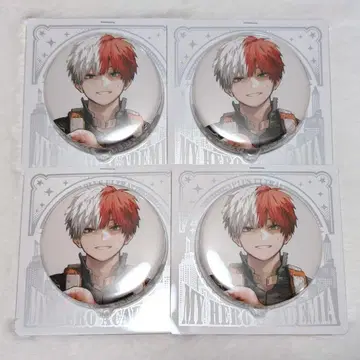 히로아카 JCS 한정판 캔뱃지 토도로키 쇼토 4개