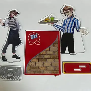 컬러풀 피치 우리 아크릴 스탠드 다이너 웬디즈
