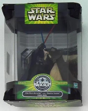 TOMY 실버 애니버서리 오비완 케노비와 다스베이더 3.5인치