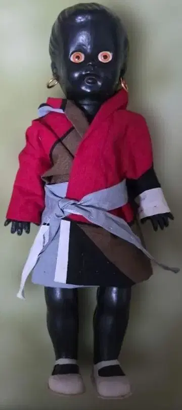 빈티지 인형 블랙 인형