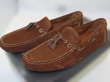 12 미사용품 Geox 남성용 스웨이드 로퍼 U MONET 27.5cm