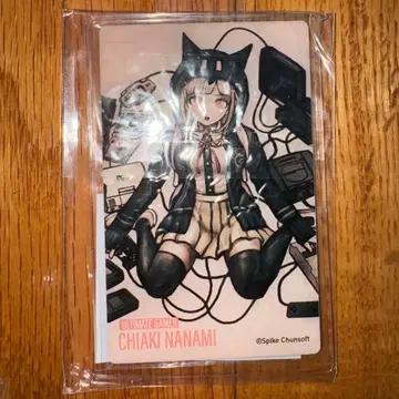 슈퍼 단간론파 2 스테인리스 카드 거울 나나미 치아키 ver.