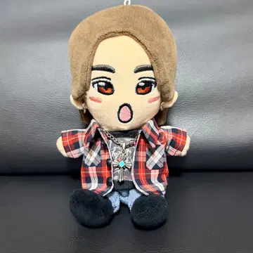 인형 옷 체크 셔츠 (빨간색 x 네이비 x 화이트)