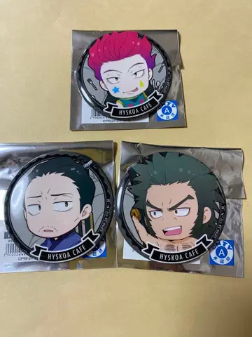 HUNTER x HUNTER 히소카페 캔뱃지 히소카 노부나가 우보긴