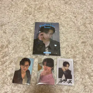 후지모토 코다이 BLAZE 폴라로이드 트레이딩 카드 엽서 4장 세트