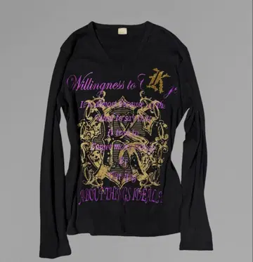 archive 롱티 긴팔 다크웨어 헤이세이 V계 y2k opium