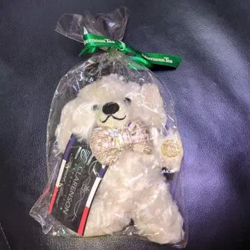 새상품 CLARENSON 테디베어 리본 포함 화이트 곰 봉제 인형 곰