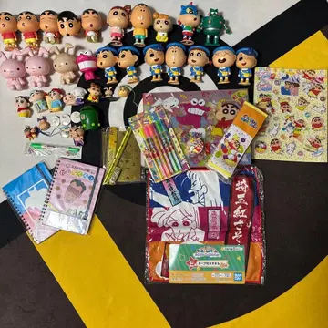 짱구는 못말려(크레용 신짱) 굿즈 묶음 판매 피규어 씰 키링