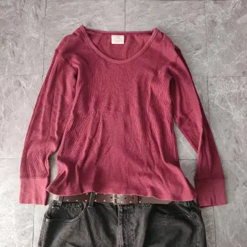 archive thermal long sleeve tee wine 1