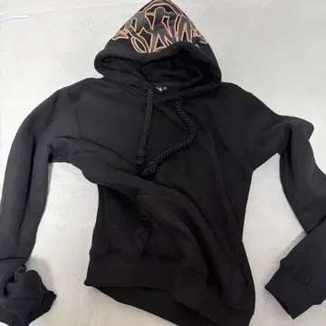 SYNA WORLD 블랙 풀오버 후드티