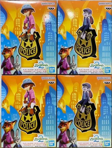 주토피아2 모니터 탑 피규어 주디 & 닉 2세트