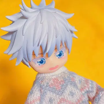 넨도로이드용 오리지널 페이스 부품 푸른 눈 울음 얼굴