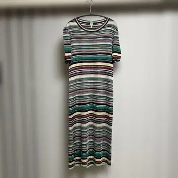 MISSONI 반팔 니트 원피스 멀티 컬러