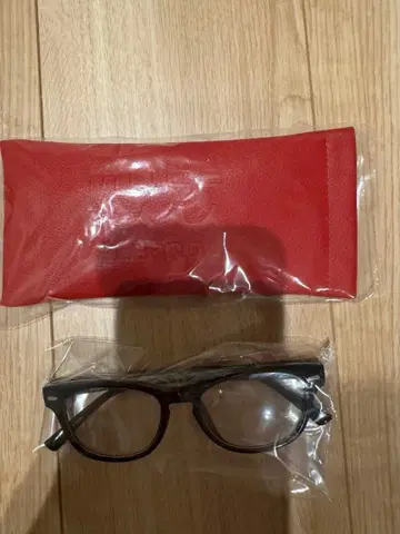 새상품 무타 마린 블랙 프레임 안경 케이스 포함