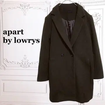 [ 아파트 바이 로리즈 ] 체스터 코트 [ M ] 브라운 계열 심플 싱글