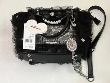 앙크루즈 확정 팬서비스 마법의 주문 튤 프릴 블랙 블랙 이타백