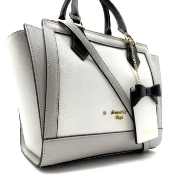 Samantha Vega 핸드백 2WAY 리본 골드 금장 장식 가죽