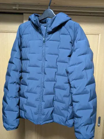 UNIQLO 퍼프 테크 후드티 네이비 XL 사이즈