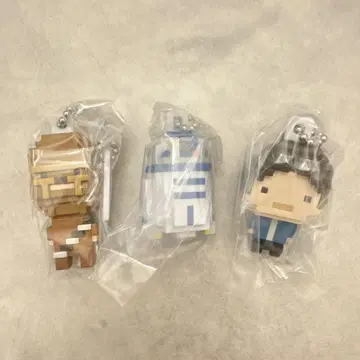 스타 워즈 도트 피규어 참 츄바카, R2-D2, 한 솔로