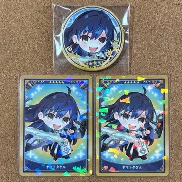 FGO 야마토타케루 최종 재림전 캔뱃지 & 컬렉션 카드 세트