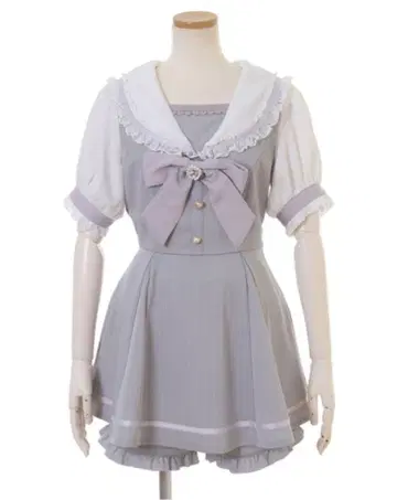 LIZLISA 반팔 세일러 카라 셋업