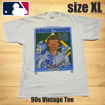 90s USA제 ROBIN YOUNT MLB 브루어스의 T셔츠 XL