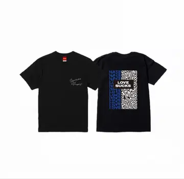 사바프로 LOVE SUCKS TEE (BLUE) 티셔츠 M 사이즈