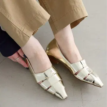 [ 미사용급 ] LETALON 프렌치 소프트 그루카 플랫 골드