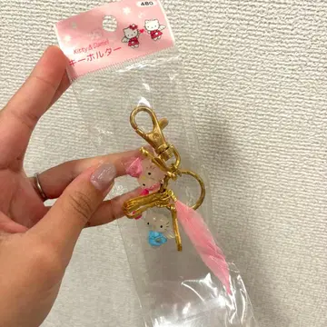 산리오 헬로키티 & 다니엘 키링 초레어