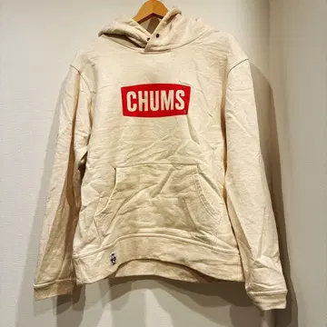 CHUMS 후드 부착 후드티 아이보리 M 빈티지 구제 의류 봄/가을