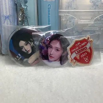 ive 이서 캔 배지 팬콘 ive mine 배지 와펜 세트