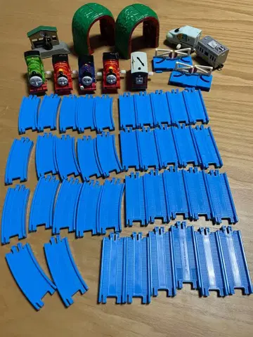 캡슐 프라레일 레일 부품 차량 세트