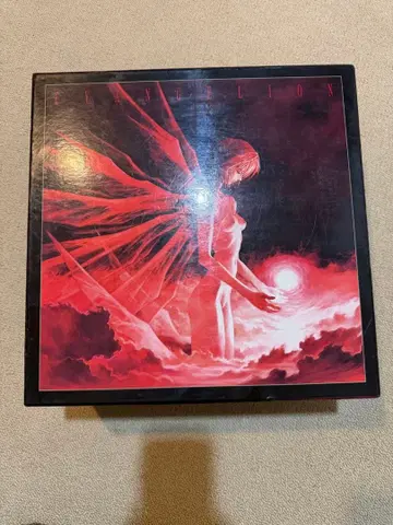 에반게리온 LD 피규어 상자에 스크래치 있음 레이저 디스크