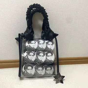 진격의 거인 리바이 아커만 캔뱃지 키링 SHEIN 이타백