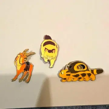 지브리 핀 배지 3세트 야크루 니야 아기 고양이 버스