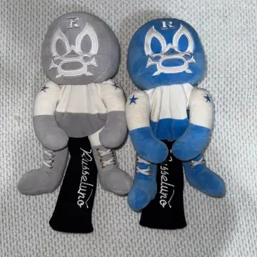 Russeluno 루차 골프 드라이버 헤드커버 레슬러 캐릭터