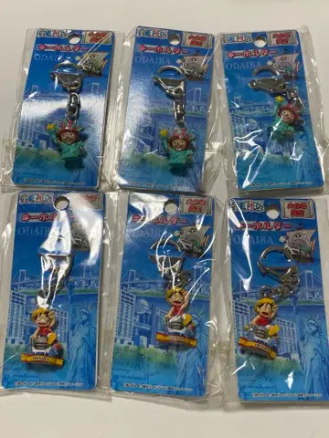 지역 한정 원피스 오다이바 한정판 키링 초파 루피