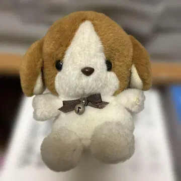 [ 쇼와 레트로 ] 강아지 봉제 인형 높이 13cm 정도