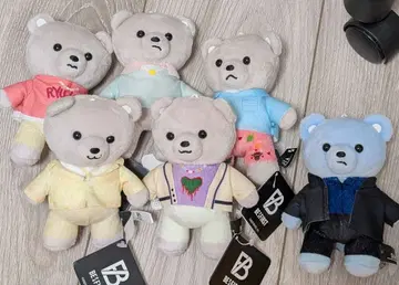 BE:FIRST 곰 봉제 인형 6체 세트