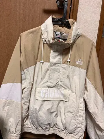 CHUMS 아노락 자켓 베이지 화이트