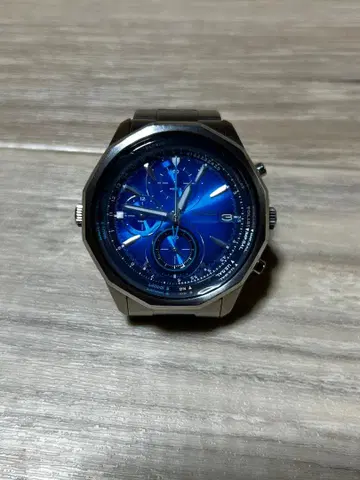 Wired 크로노그래프 손목시계 블루 가격 인하 협상 가능