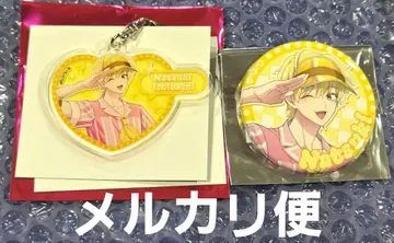 이시바시 나츠키 아크릴 키링 캔뱃지 타몬군 지금 어느 쪽!? 아모 카페