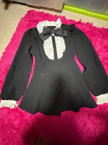 Secret Honey 액세서리 리본 긴팔 셋업