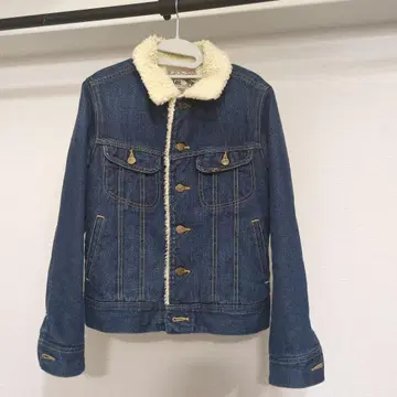 [ Lee 스톰 라이더 ] 보아 옷깃 인디고 데님 자켓