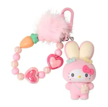 산리오 헬로키티 통통한 귀의 토끼 모임 키링 스트랩