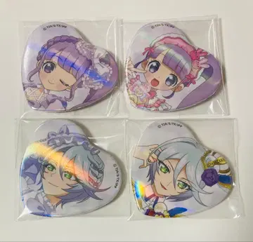 프리파라 Lafary 라파리 하트형 캔뱃지 히비키 논