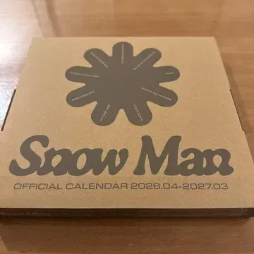 Snow Man 공식 달력 2026년 4월 - 2027년 3월