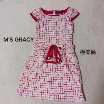 M'S GRACY (엠즈 그레이시) 트위드 원피스 38 벨트 포함